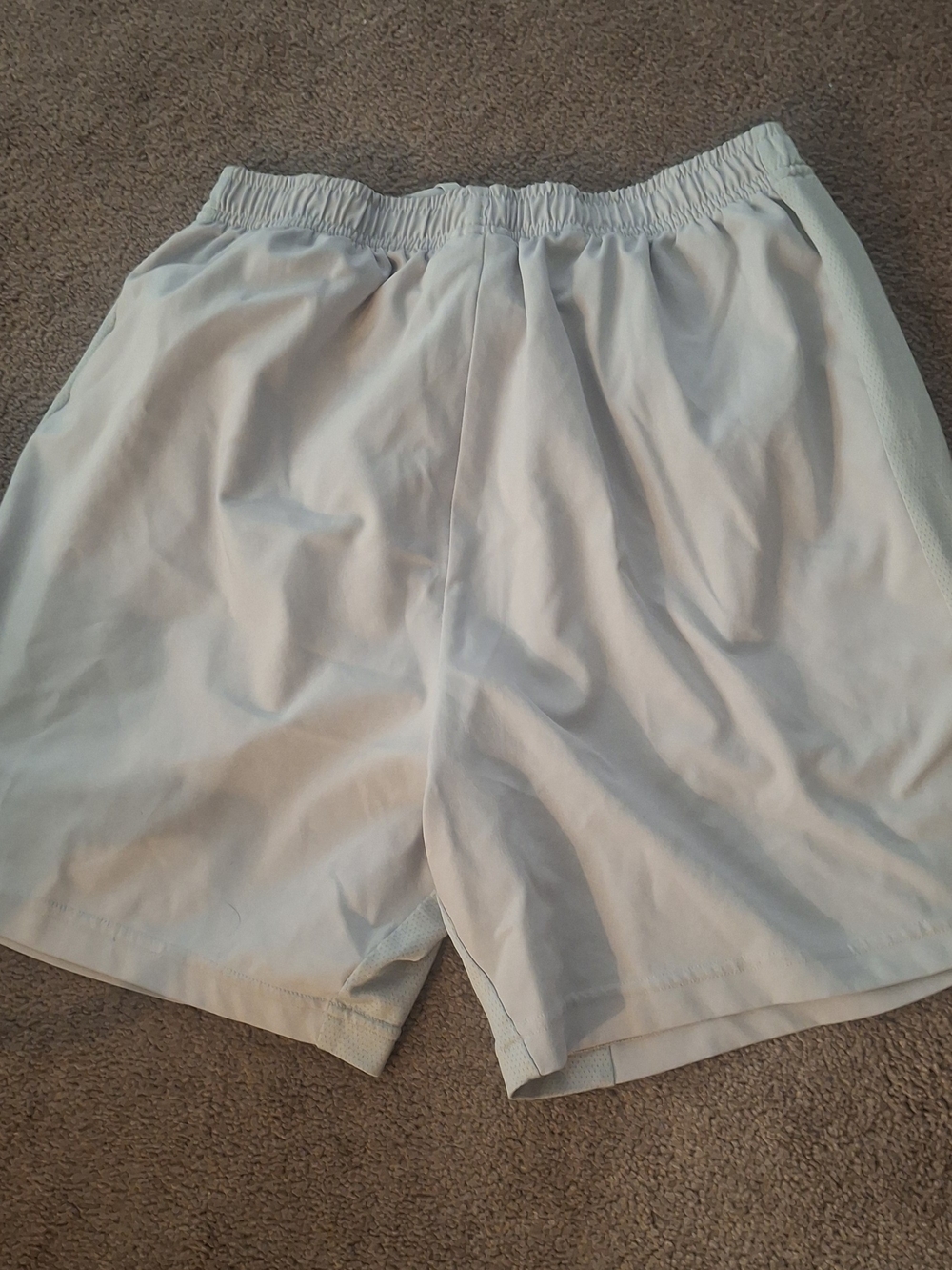 Gymshark Womens Pale Grey Athletic Shorts
